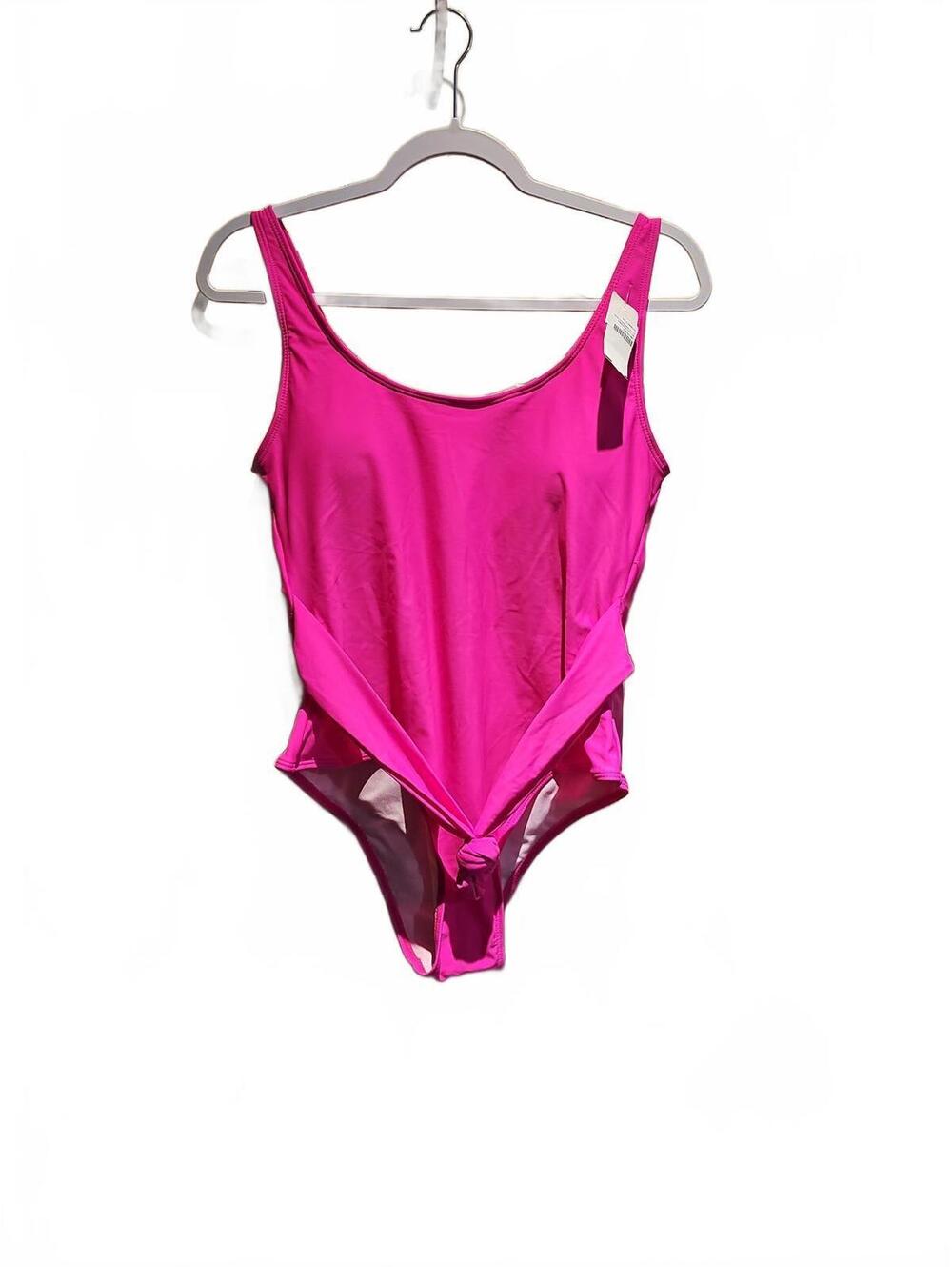 Barbie pink one piece swimsuit with belt size 1X/XL